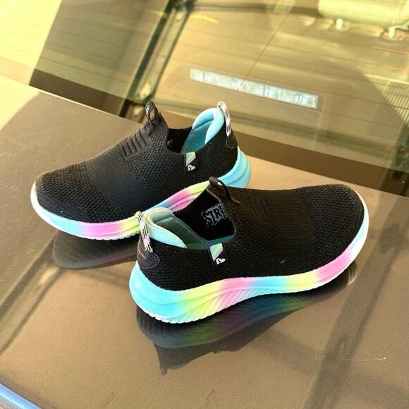 Skechers‎ Little Girl’s Ultra Flex 3.0 Color Joy Sneakers Size 11.5 - Picture 3 of 14